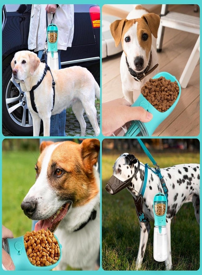 TGOPIT زجاجة ماء للكلاب من TGOPIT، زجاجة ماء محمولة للحيوانات الأليفة مع حاوية طعام، موزع مياه خارجي محمول للقطط والجراء والحيوانات الأليفة للمشي والتنزه والسفر، مستلزمات الجراء، أغراض الكلاب (550 مل) - Image 4